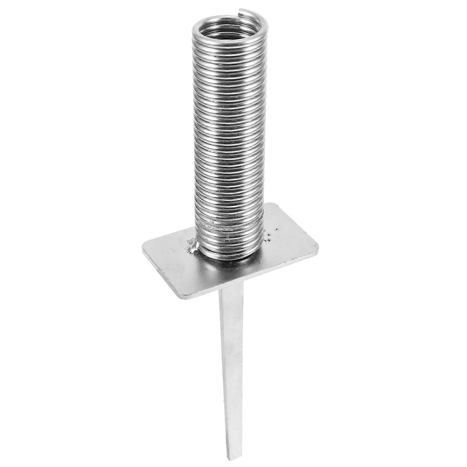 Soccer Corner Flagpole Spring-Loaded Spike Ground Stake Football Spring Loaded Spike For Pole Insert Into The Ground Utensils