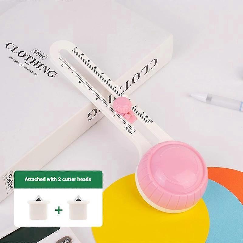 1 kpl pyöreä laatikkoleikkuri, leikekirjakortti, pyöreä laatikkoleikkuri, tee-se-itse, pyöreä laatikkoleikkuri, 360° pyörivä pyöreä laatikkoleikkuri