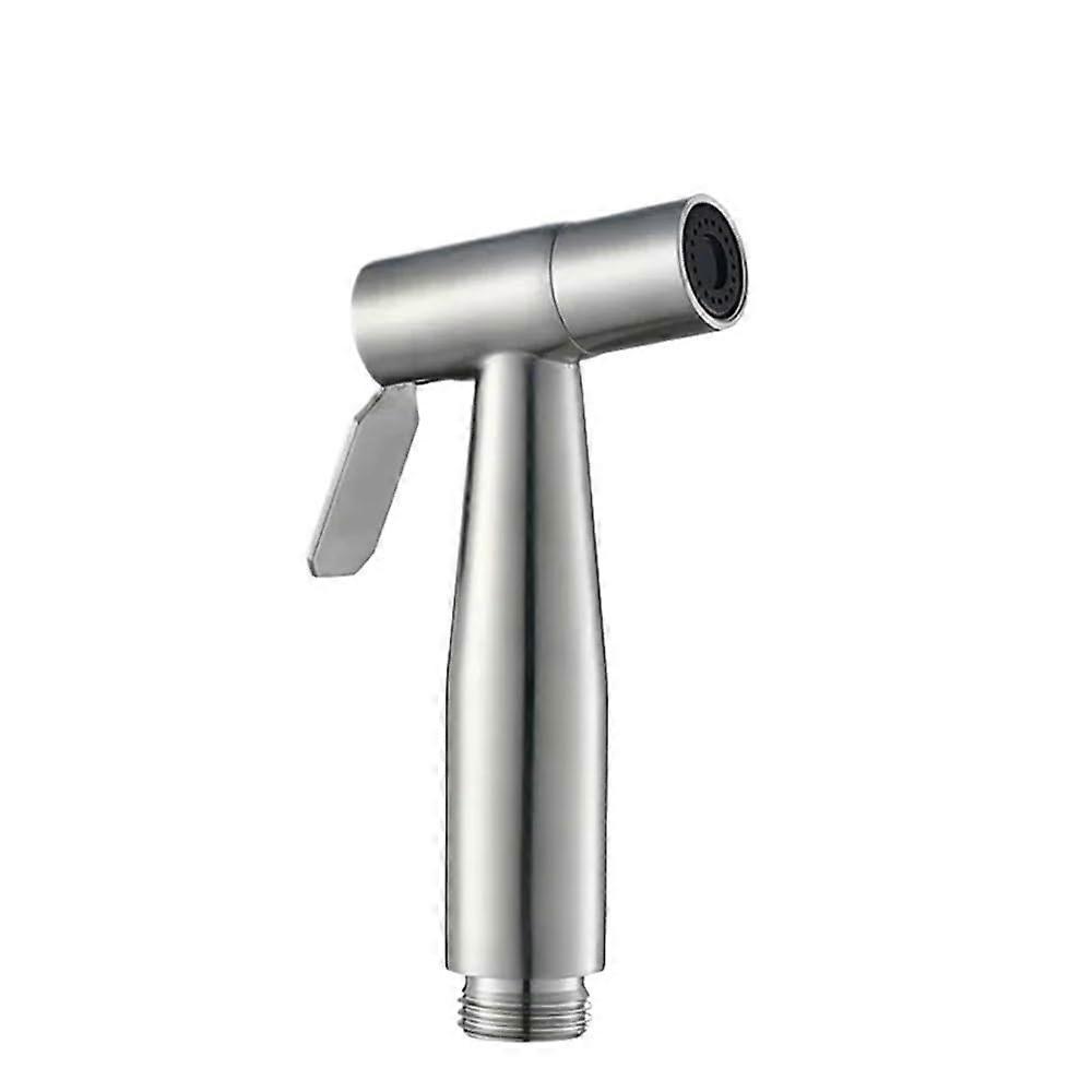 Pressure Shower Head and Handheld Bathroom Bidet Sprayer, Adjustable Water Flow, Silver