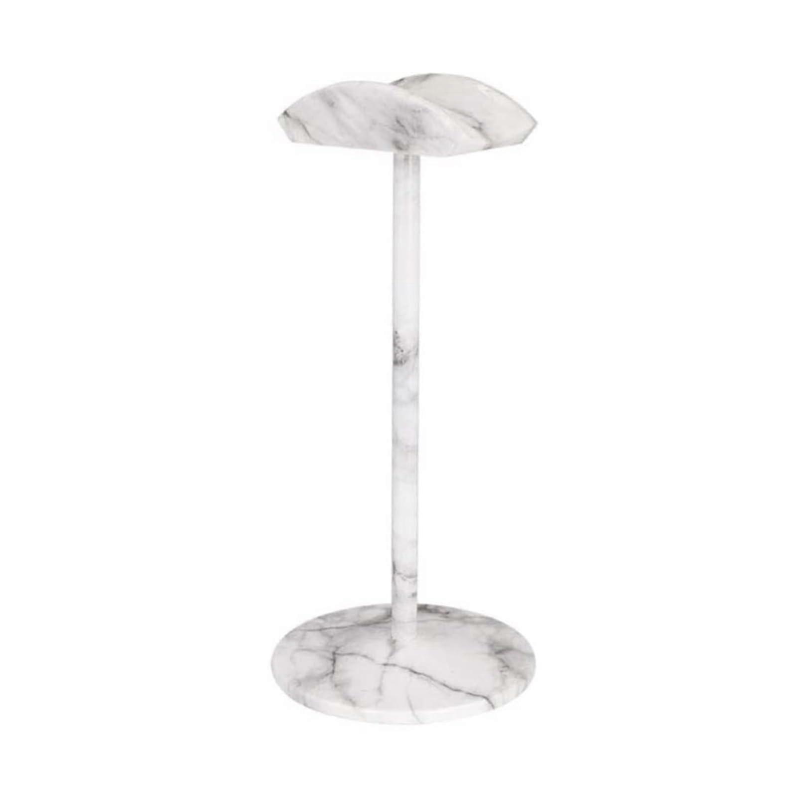 Headphone Stand with Ergonomic Curved Support and AntiSlip Base, Marble Texture for Gaming and Office