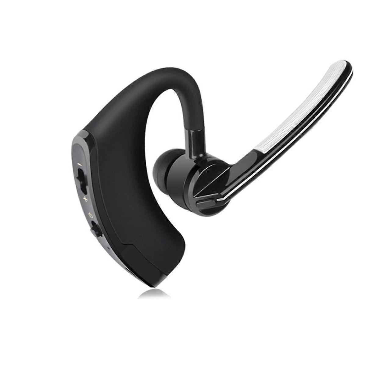 Bluetooth Headset Wireless Hands for Office and Driving, Noise Cancelling With Microphone, Black