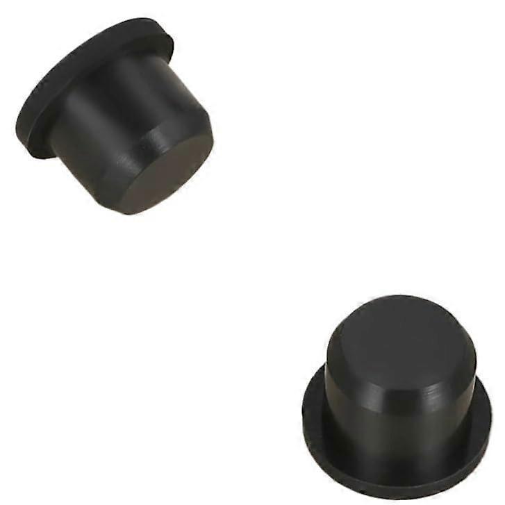 Silicone Rubber Stopper Waterproof Seal Plug 25mm Black T Type Cap for Laboratory and Wide Use