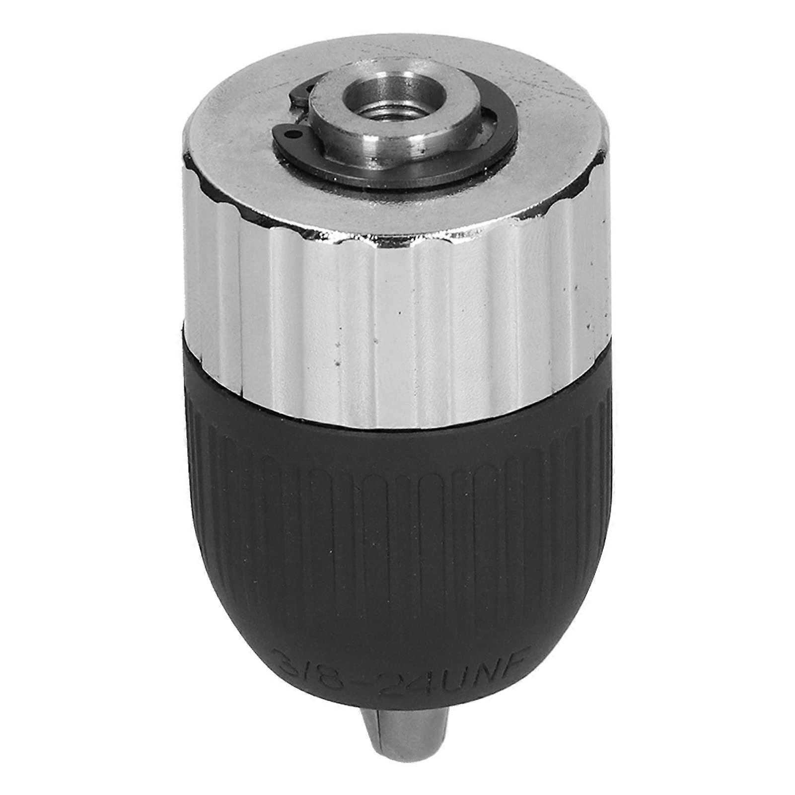 Keyless Drill Chuck 213mm 3/824 UNF for Electric Drill, Precision Bit Clamping, Quick Change