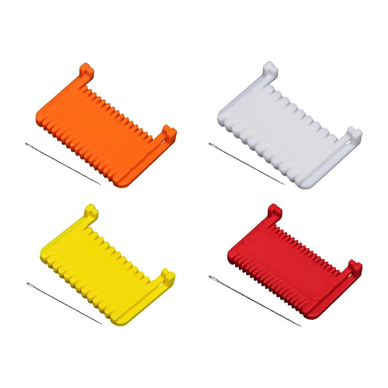 4pcs Sewing Gauges for Perfectly Even Stitching Fabrics Featuring Sturdy Construction and Simple Operations Multicolor