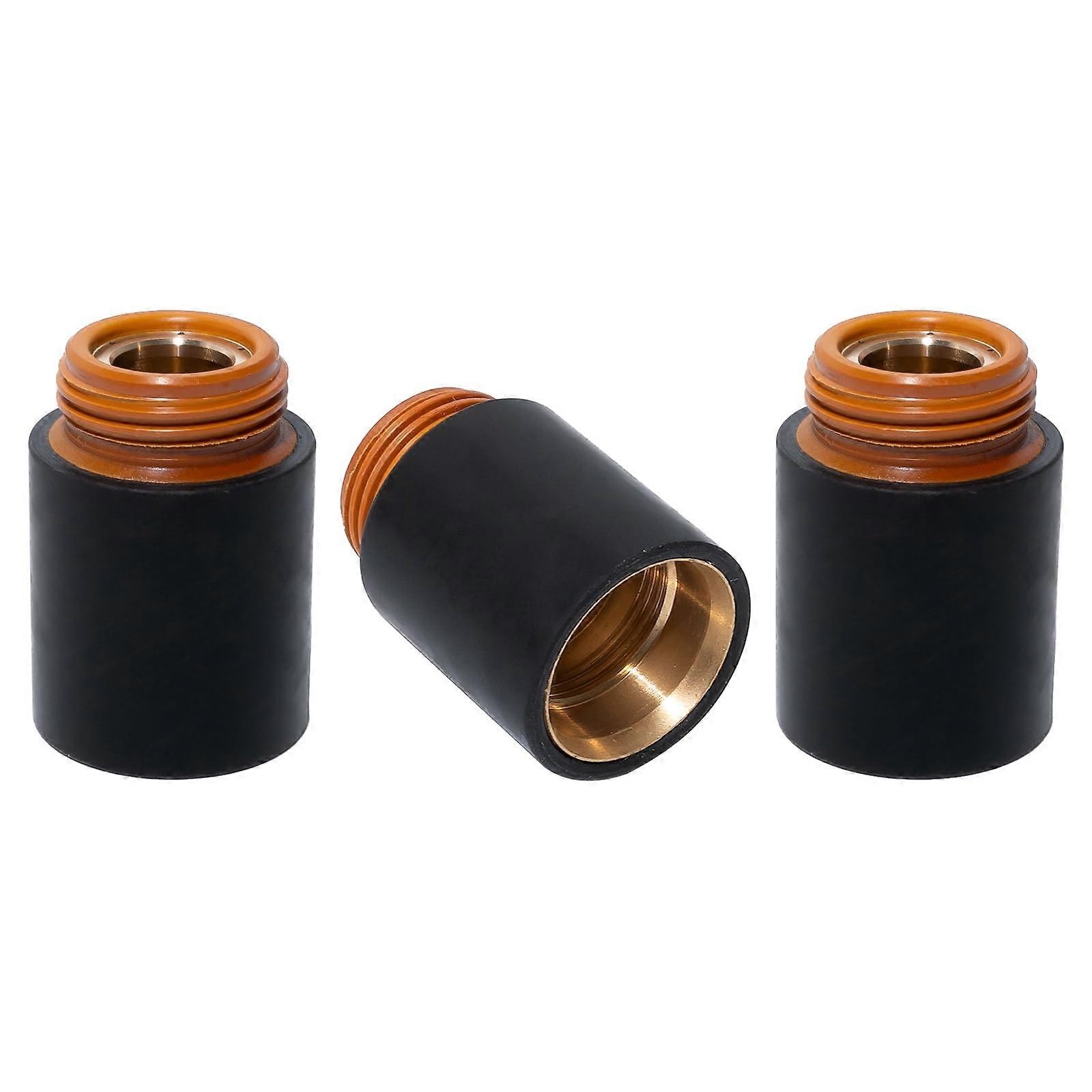 220713 Plasma Cutter Retaining Cap Alloy Copper Replacement for 45XP 65 85 105 Models, 3 Pack
