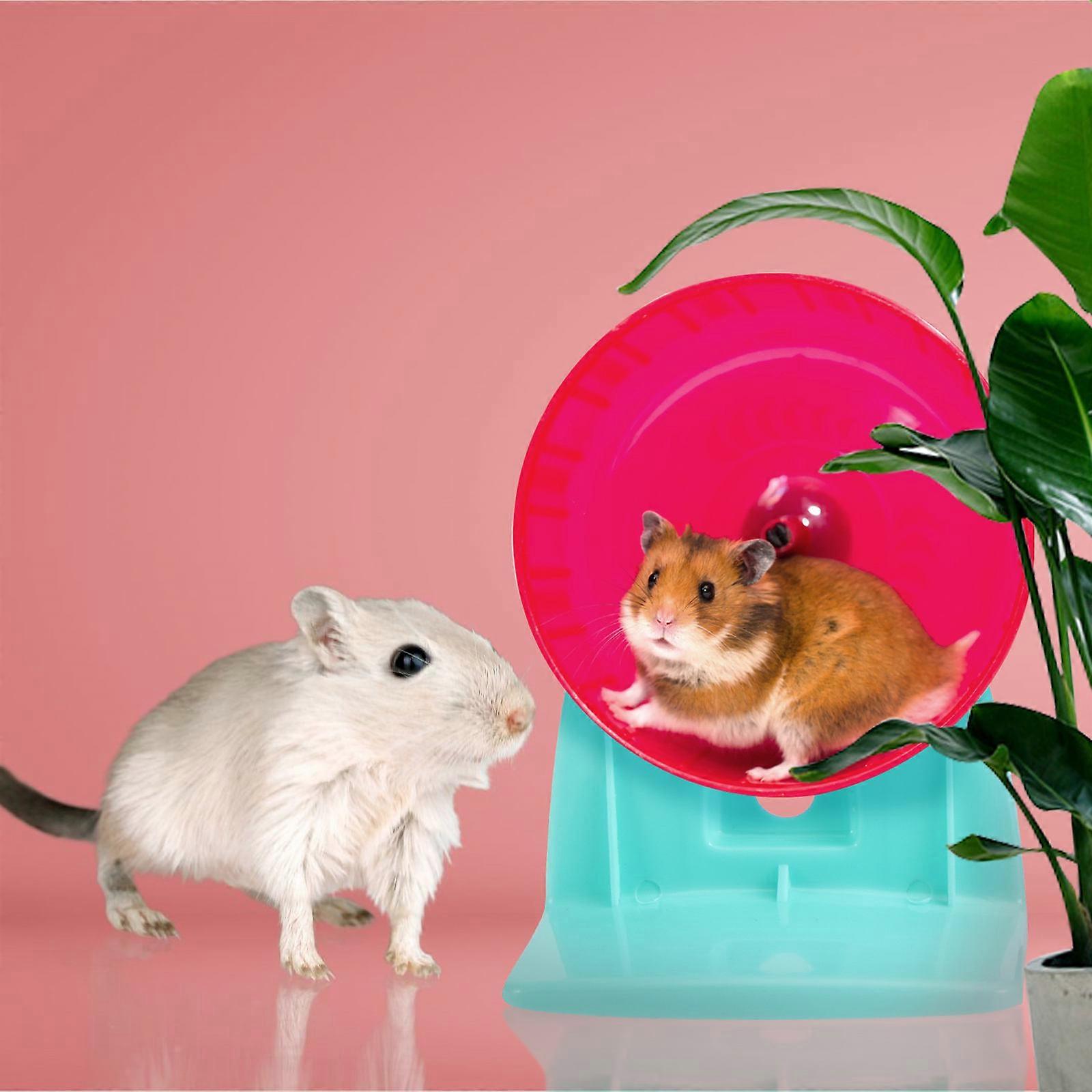 Hamster Exercising Wheel Bracket for Supporting 2Pcs Durable Plastic Design