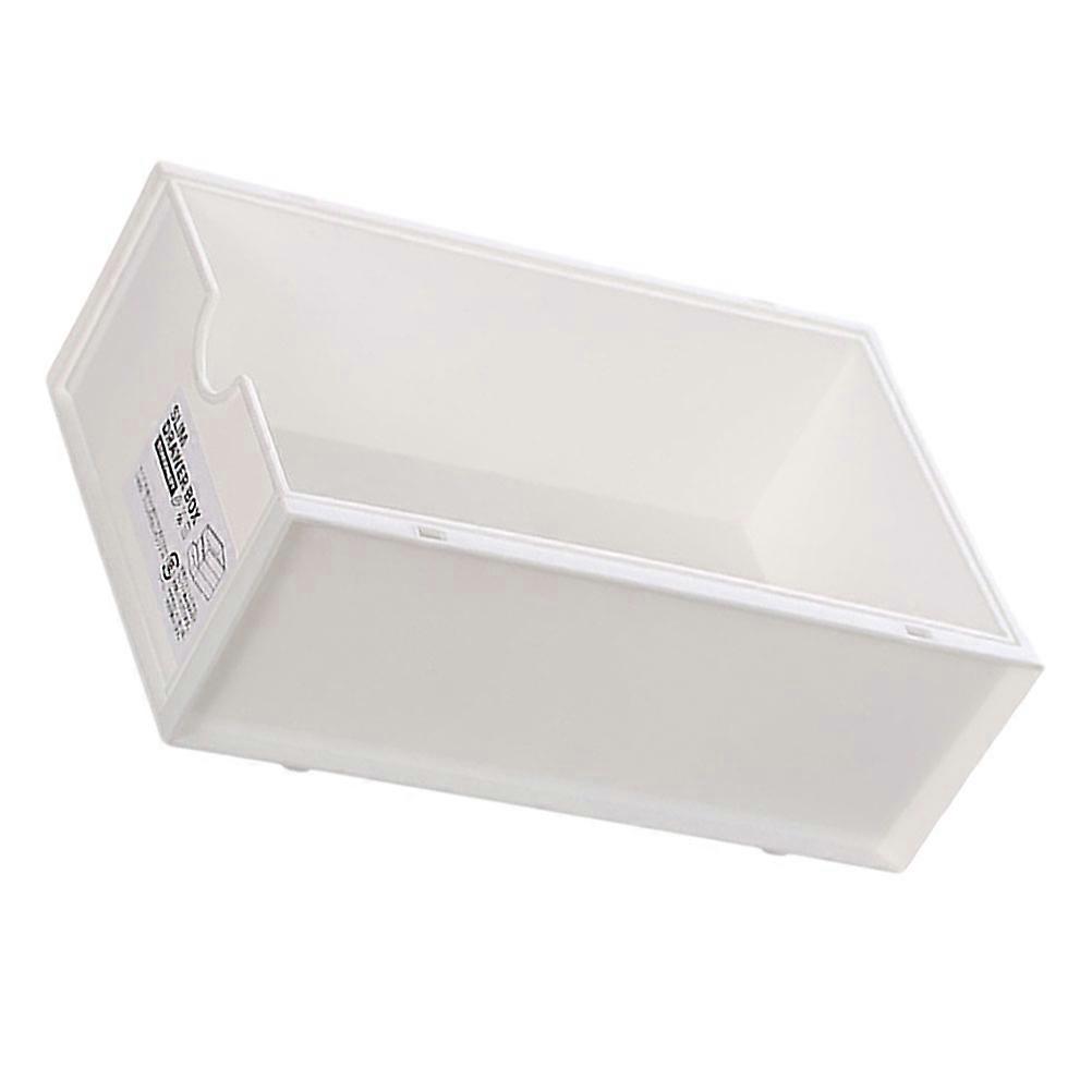 PP Material Drawer Box Storage Organizer for Storage 1Pcs White Design