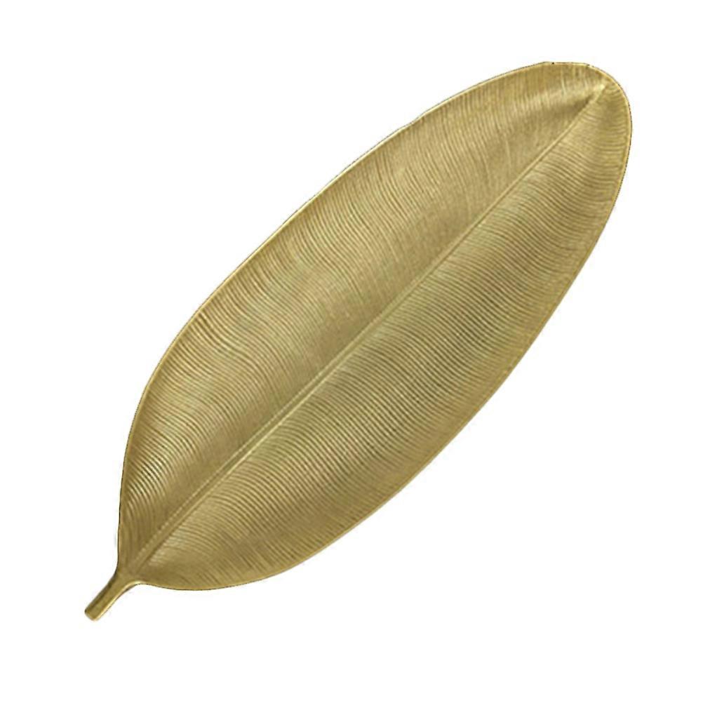 Golden Leaf Designed Dessert Storage for with Wooden