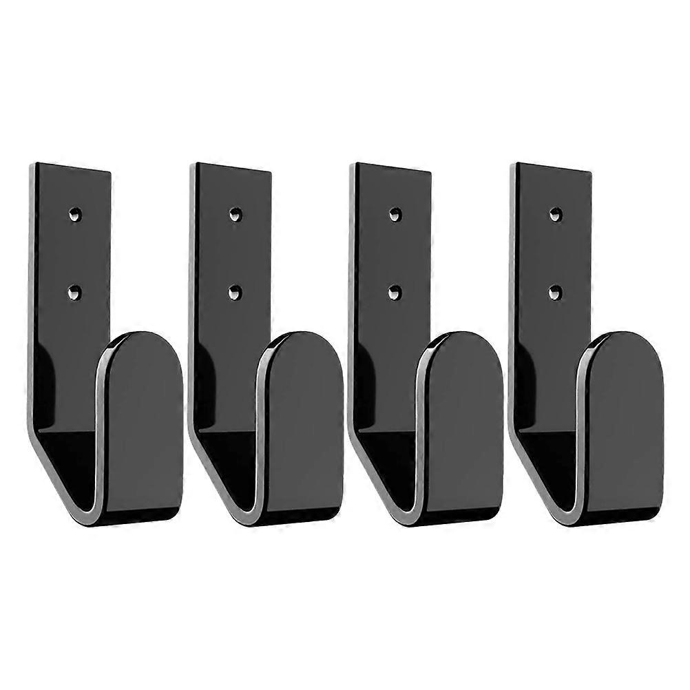 Keyboard Wall Mount Holder for Storage 4Pcs Black Acrylic Stand