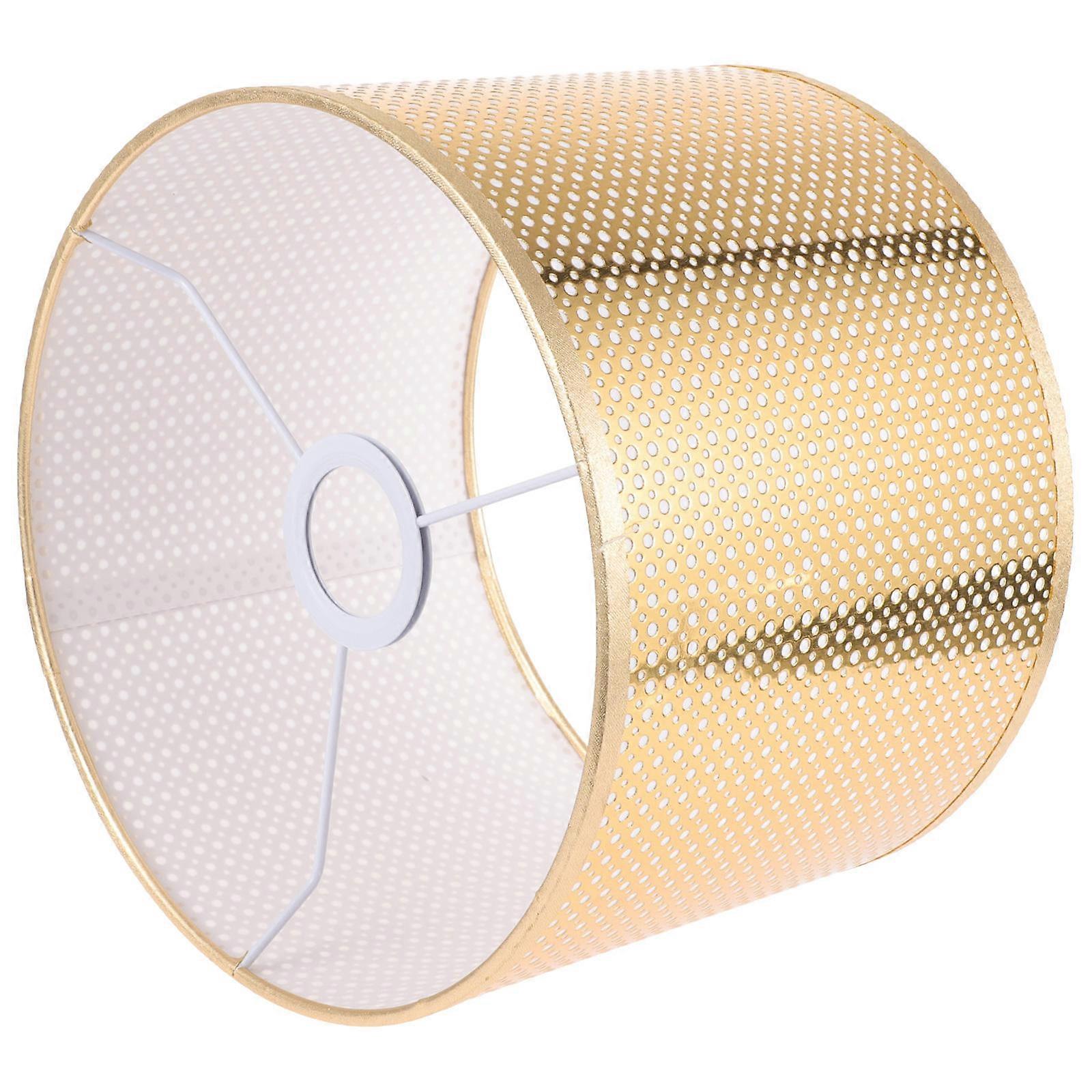 Modern Cloth Lamp Shade for E27 Table Lamp Golden Replacement