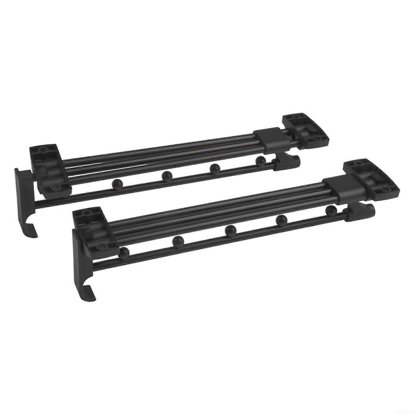 Retractable Closet Rod Heavy Duty Adjustable PullOut Under Shelf SpaceSaving Wardrobe Organizer 300mm