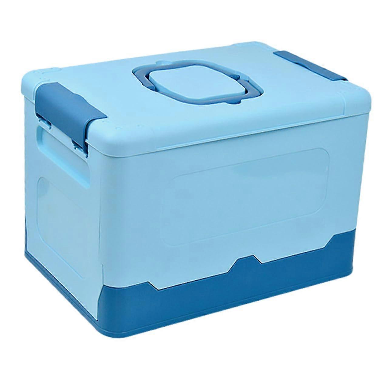 Plastic Storage Box Large Capacity Toy Organizer with Handle for Blocks and Small Items
