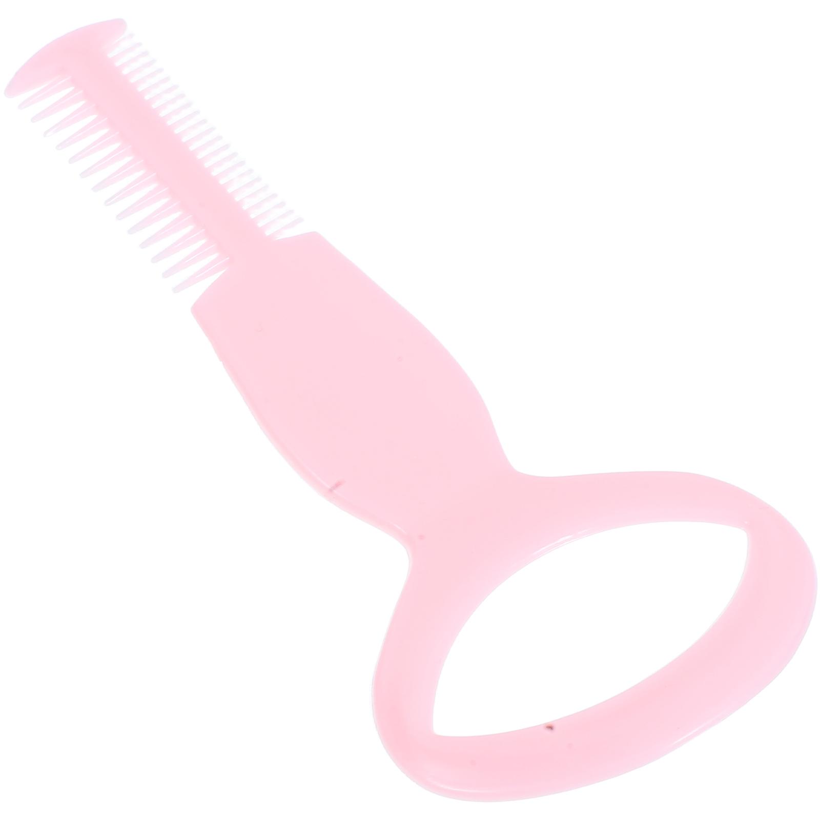 Mascara Applicator Guide 3-in-1 Plastic Mascara Applicator Guard Tool Pink