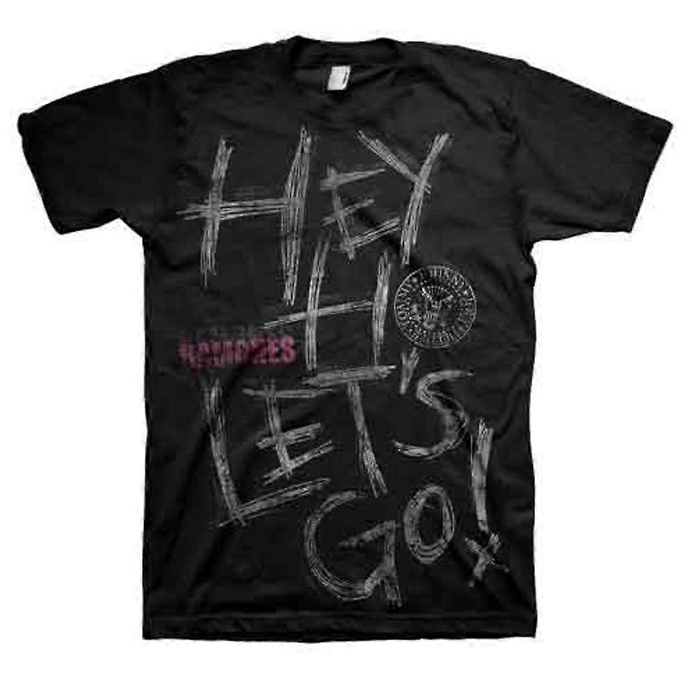 Ramones Hey Ho Band Logo T Shirt