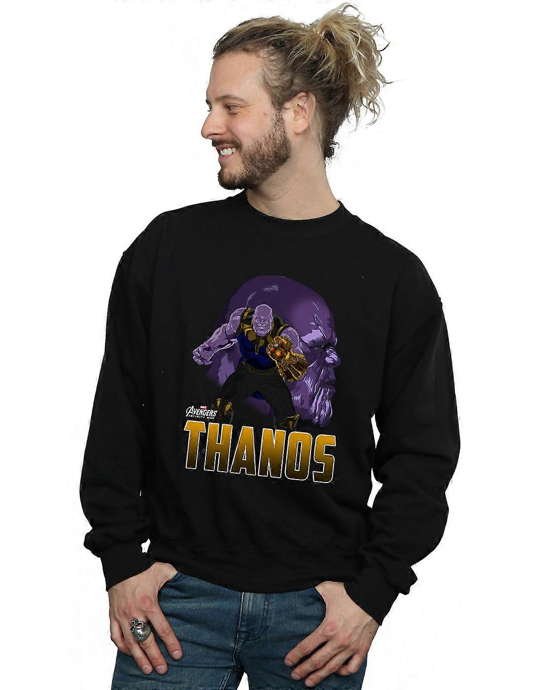 Marvel Men's Avengers Infinity War Thanos Character Sweatshirt
