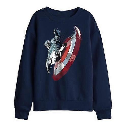 Captain America Childrens/Kids Spin Shield Sweatshirt