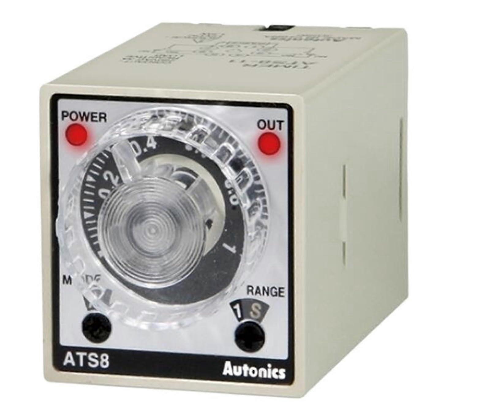 ATS841 Industrial Digital Timer 100240VAC 24240VDC Wide Voltage Precise Time Control