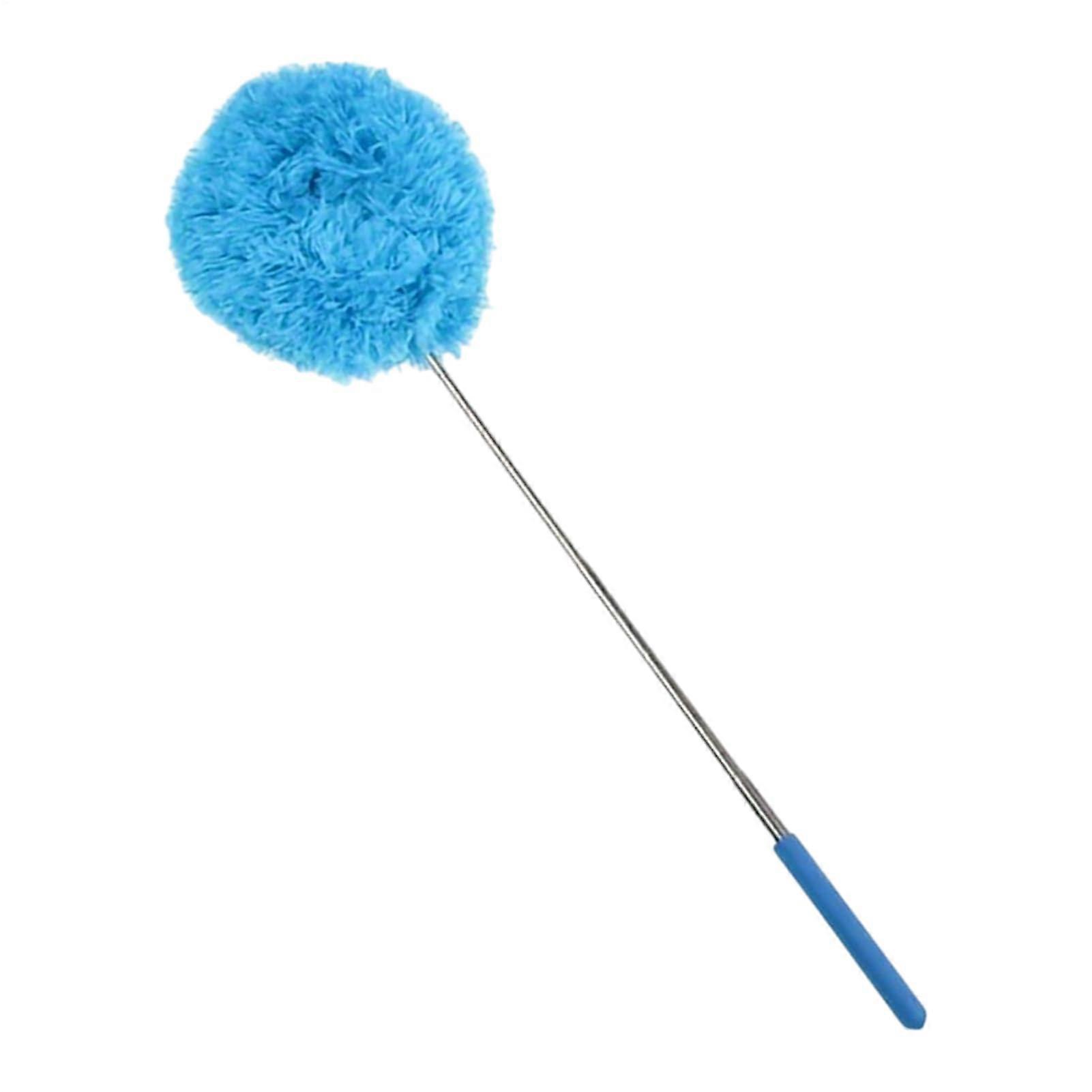 Extendable Duster with Telescopic Long Handle, 360° Foldable Head for Ceiling Fans and Cobweb Removal