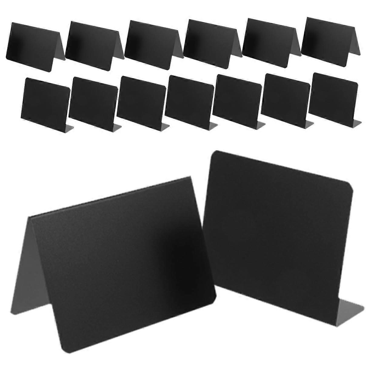 12pcs Mini Chalkboard Signs with Erasable Surface, VShape Tabletop Boards for Wedding and Party