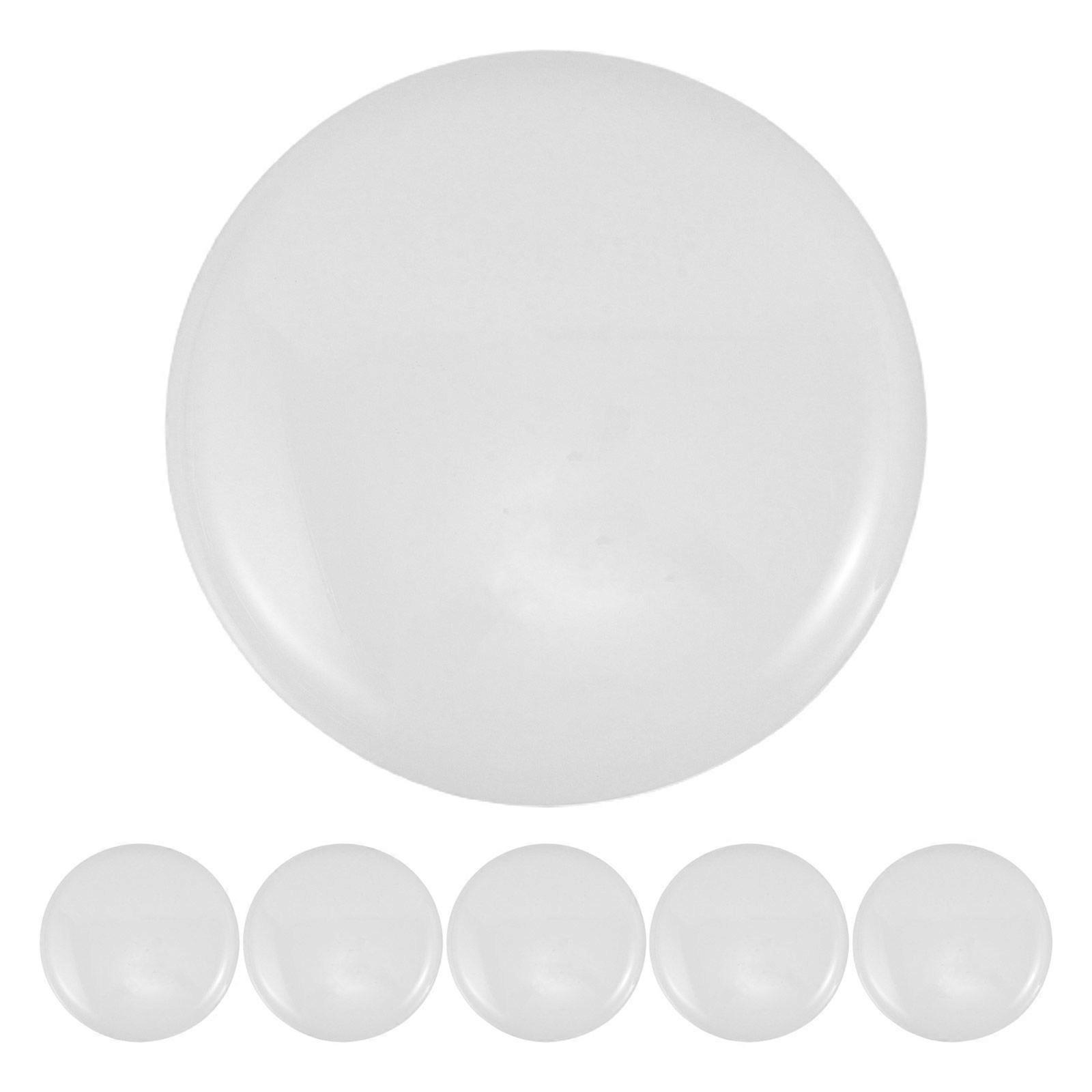 6pcs Lampshade Diffuser Translucent White Thick Round Diffuser Sheet For Drum Lampshades Pendants Light Diy Lights Shield