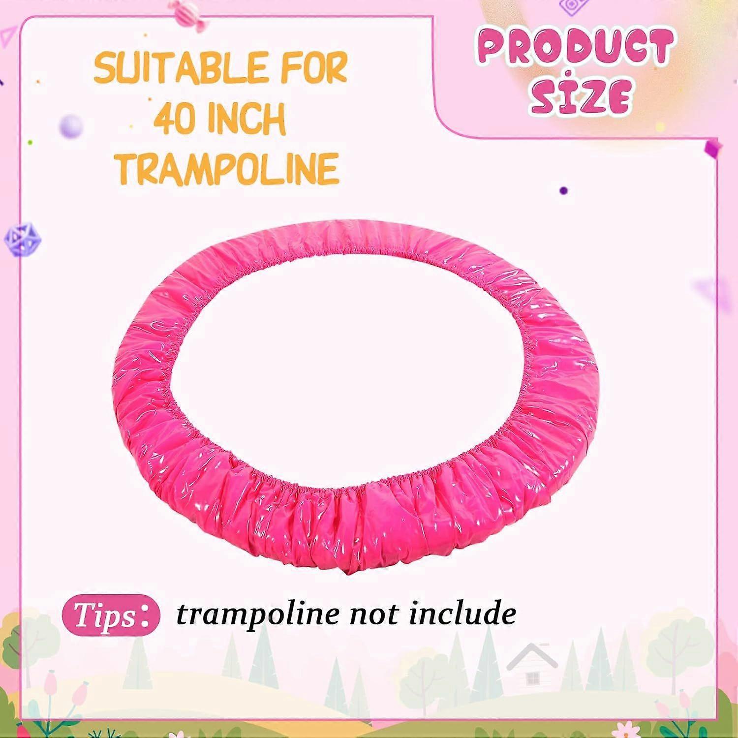 Trampoline Spring Cover Round Trampoline Replacement Pad Waterproof Serviceable