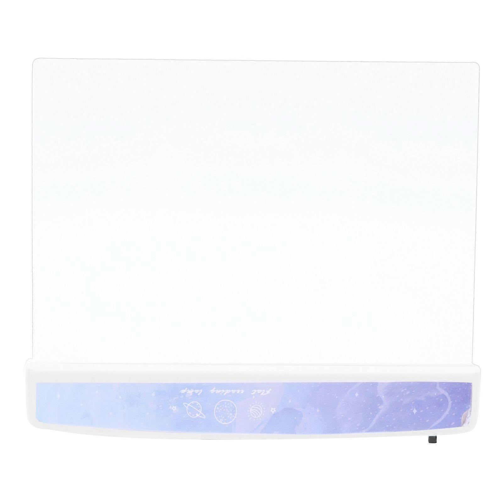 LED Flat Reading Lamp with Star Sticker Pattern, Student Book Light