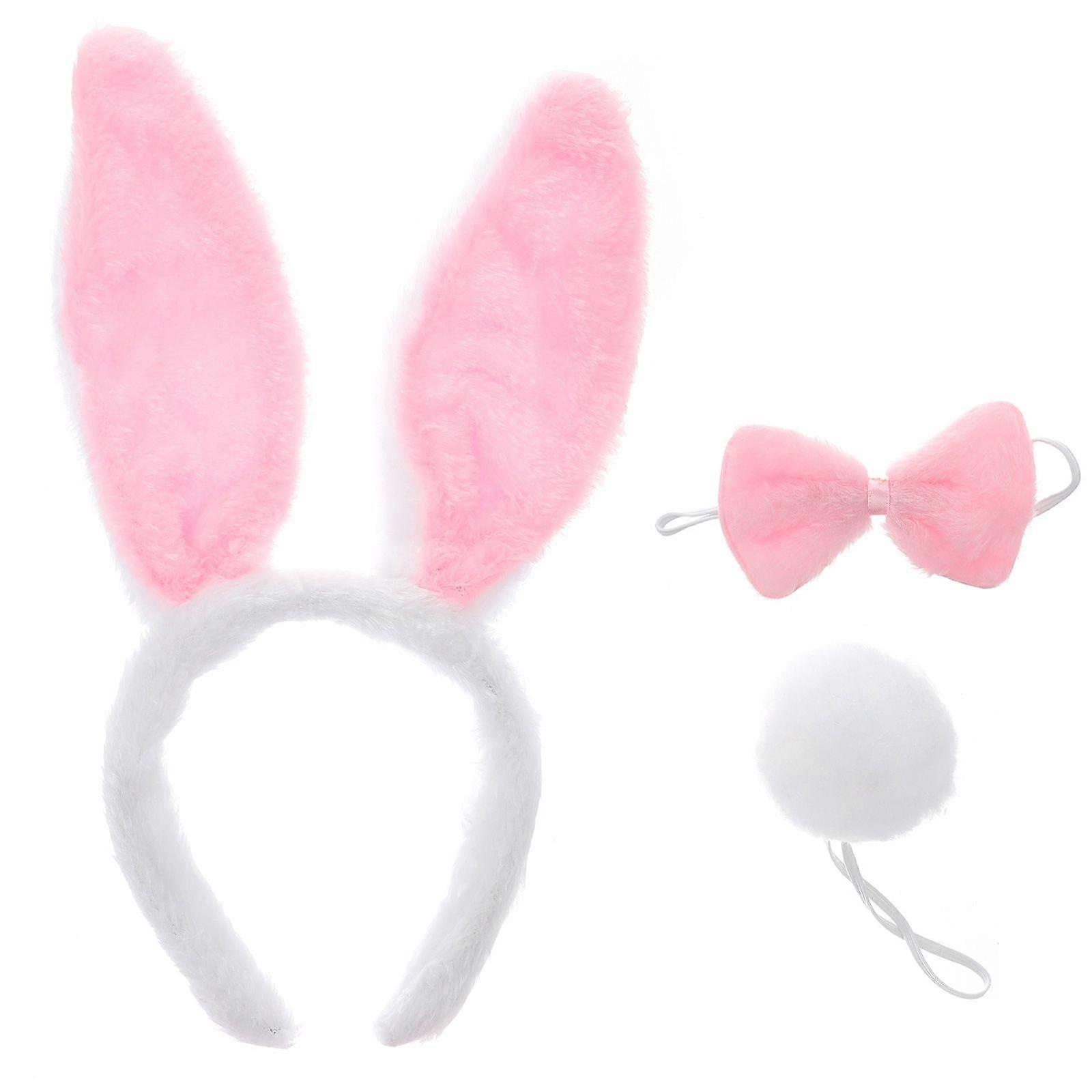 1 Set Creative Plush Rabbit Costume Easter Party Decor Props Rabbit Headband