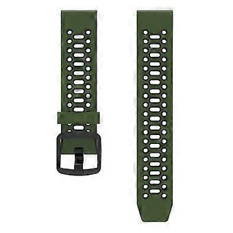 For Coros Pace 2/Garmin vivoactive 5/GarminActive 5/Venu Sq 2 Dual Color Watch Strap 20mm Silicone W