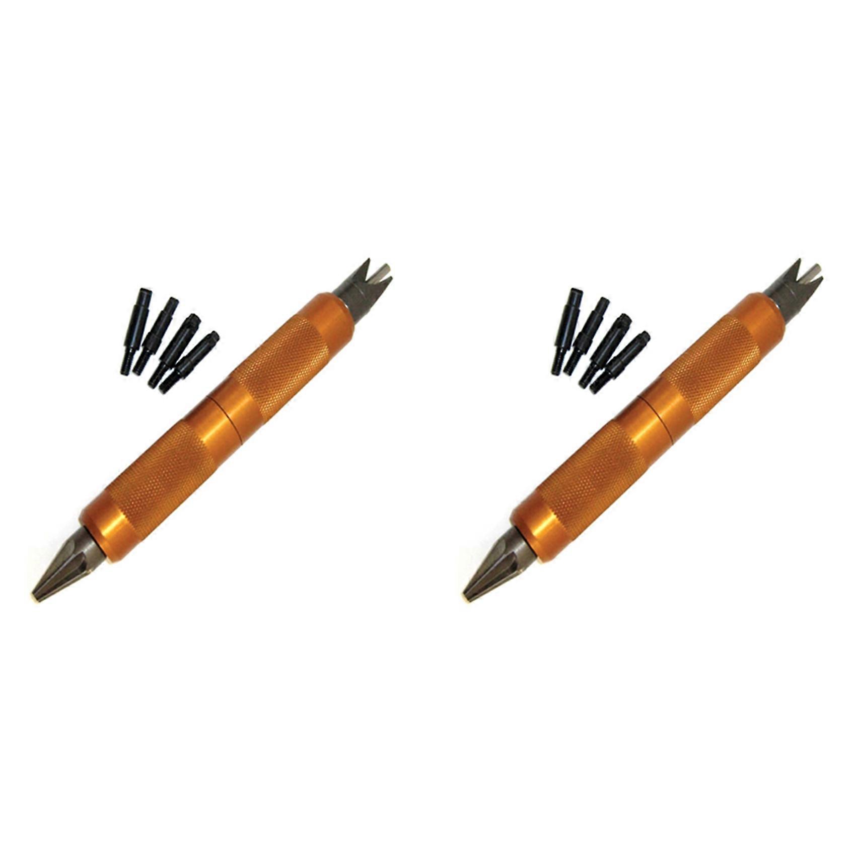 2X Stranging Flag to Remove the Burr Tool Cleaning Tool