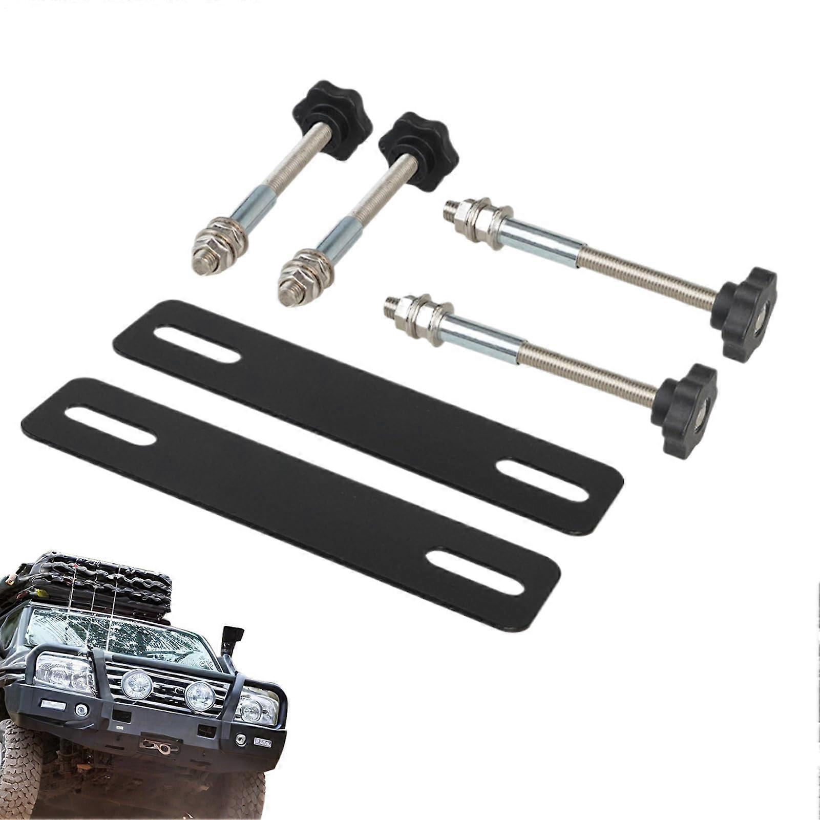 Traction Board Mount with AntiRust Recovery Board Pins, Theftproof Quick Install OffRoad Kit