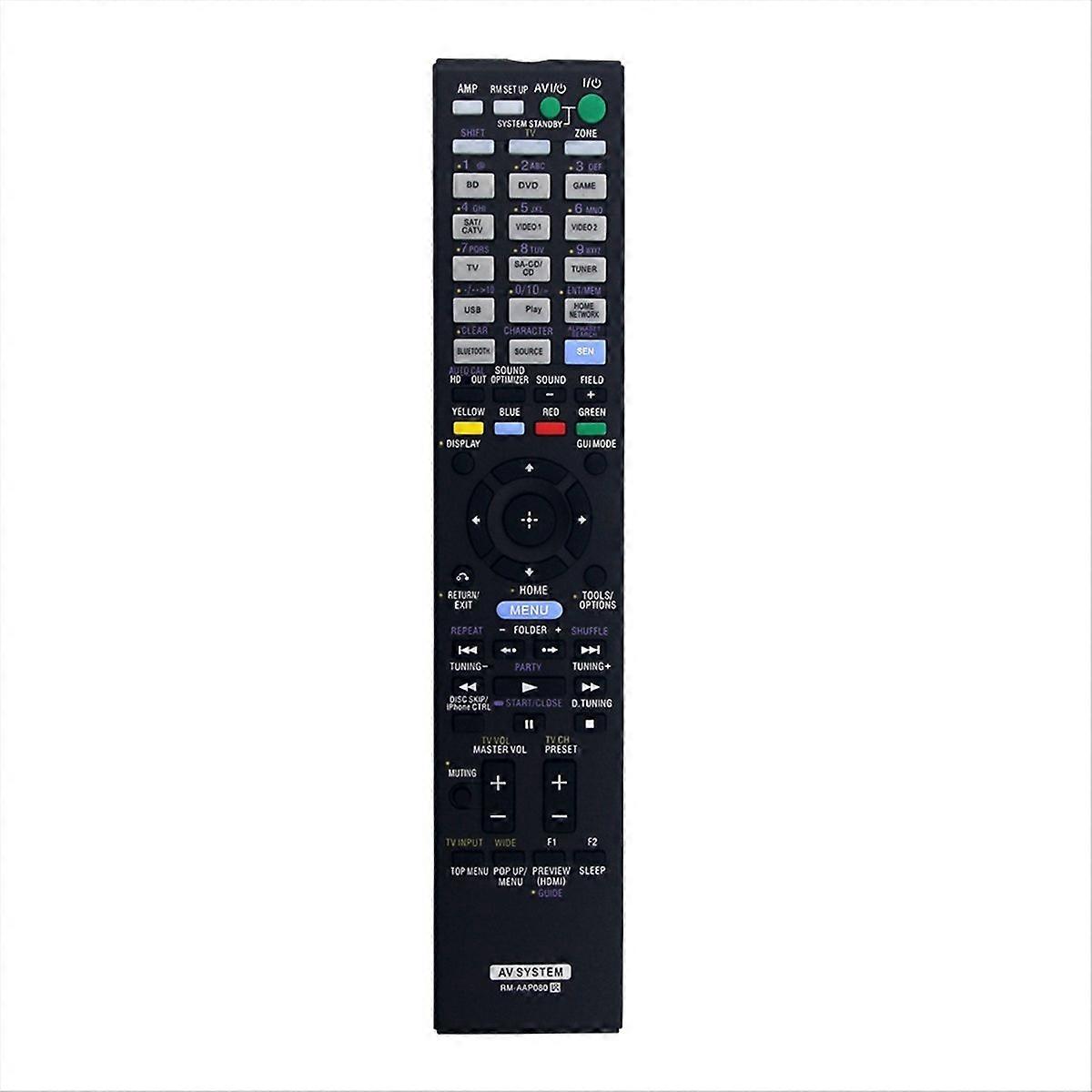 Replace RM-AAP080 Remote Control for Sony AV SYSTEM