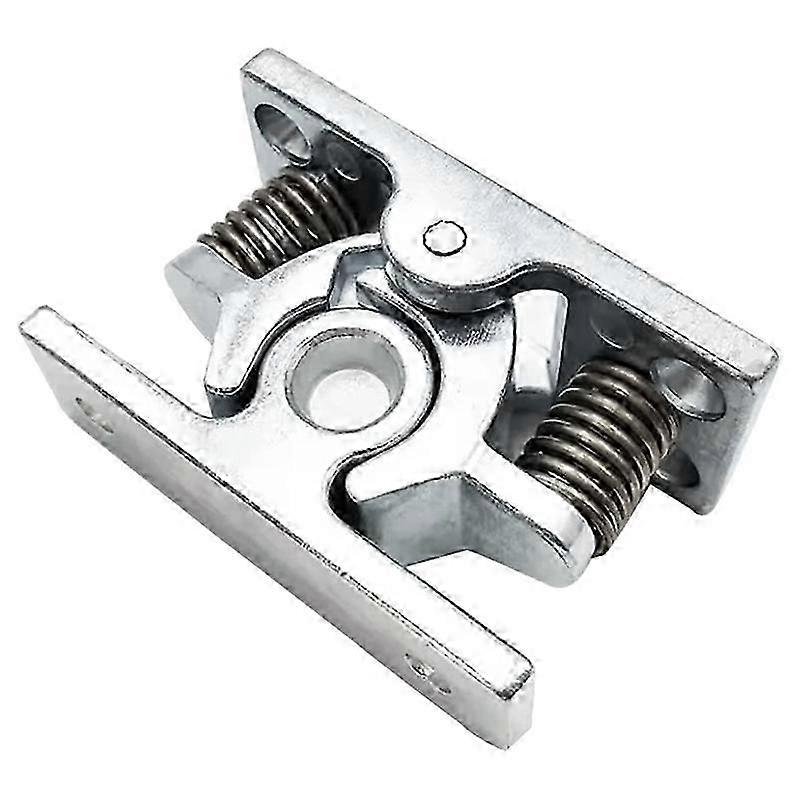1Pcs Spring Loaded Door Easy Lock Stop Catch Release Clamp Double Roller Catch