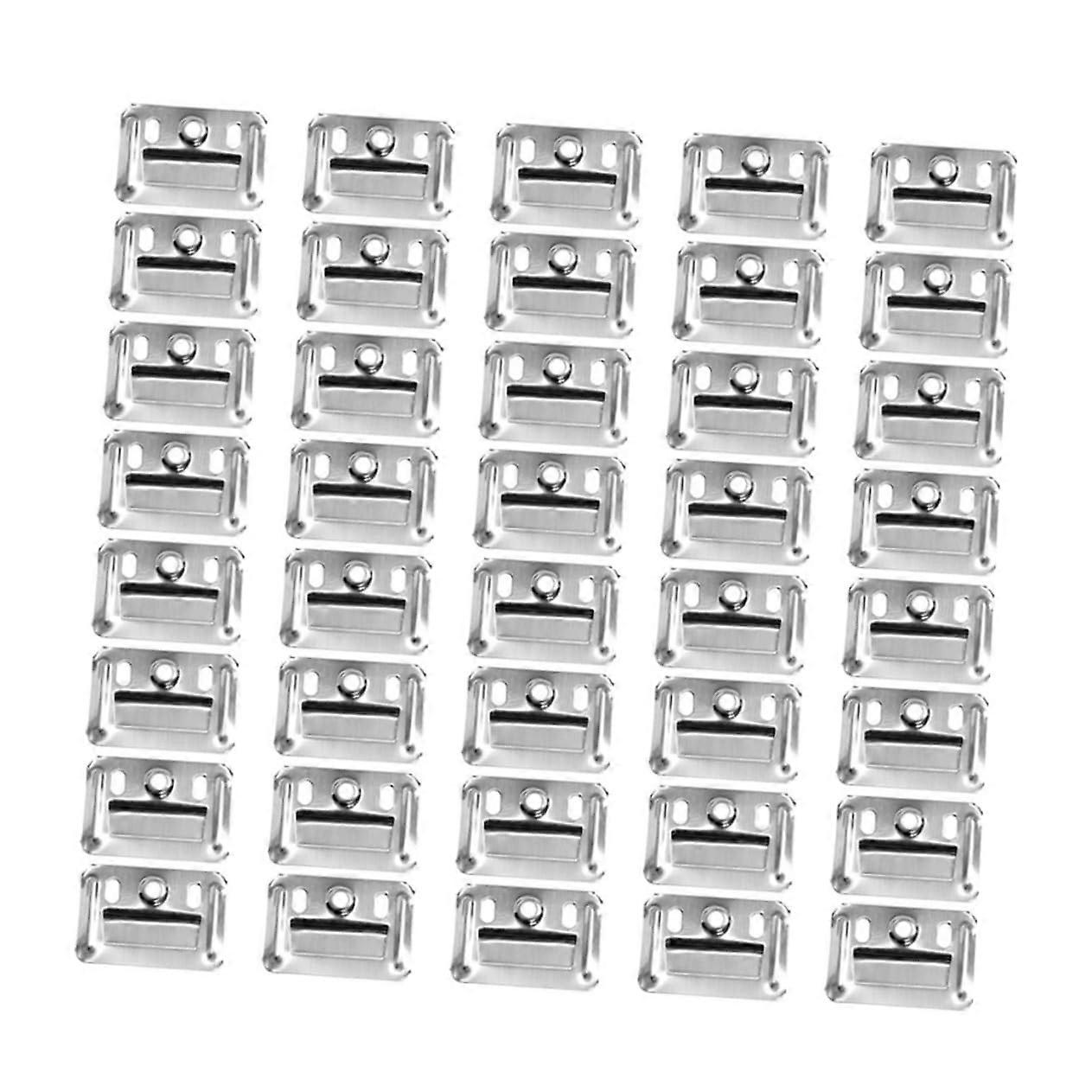 200 Pack Stainless Steel Wall Panel Buckles, Quick Release Clips for Easy Installation and Secure Fit