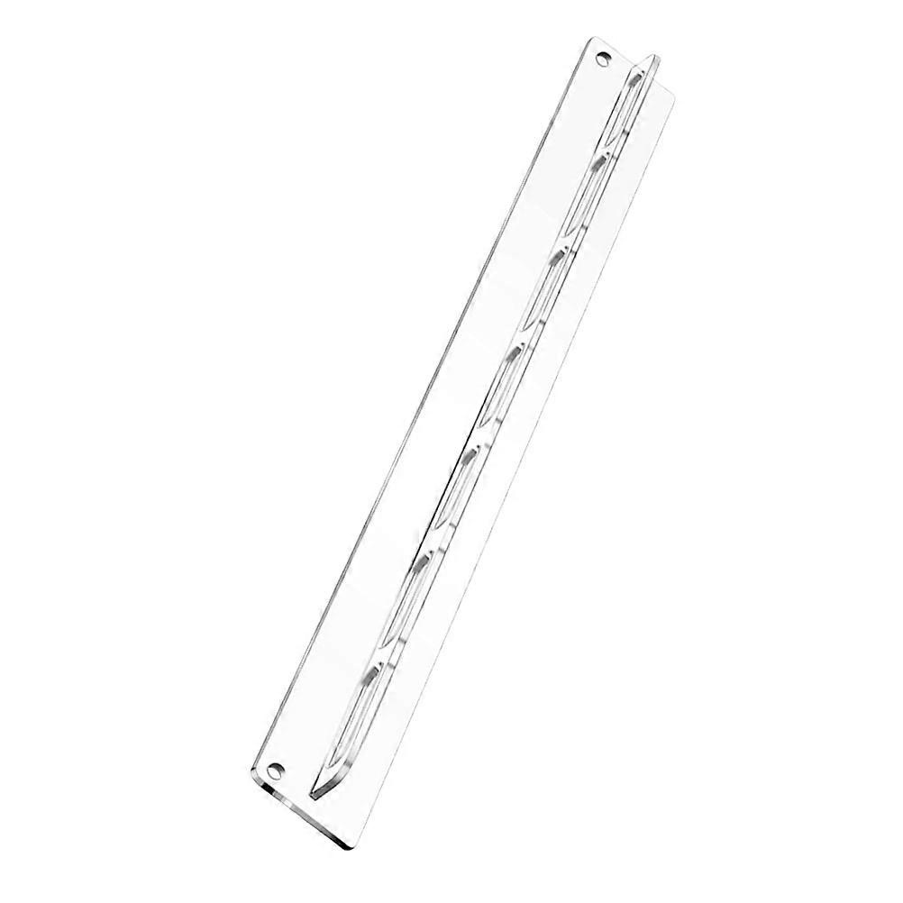 Acrylic Glasses Display Holder Wall-Mounted Glasses Rack with 2Pcs Transparent