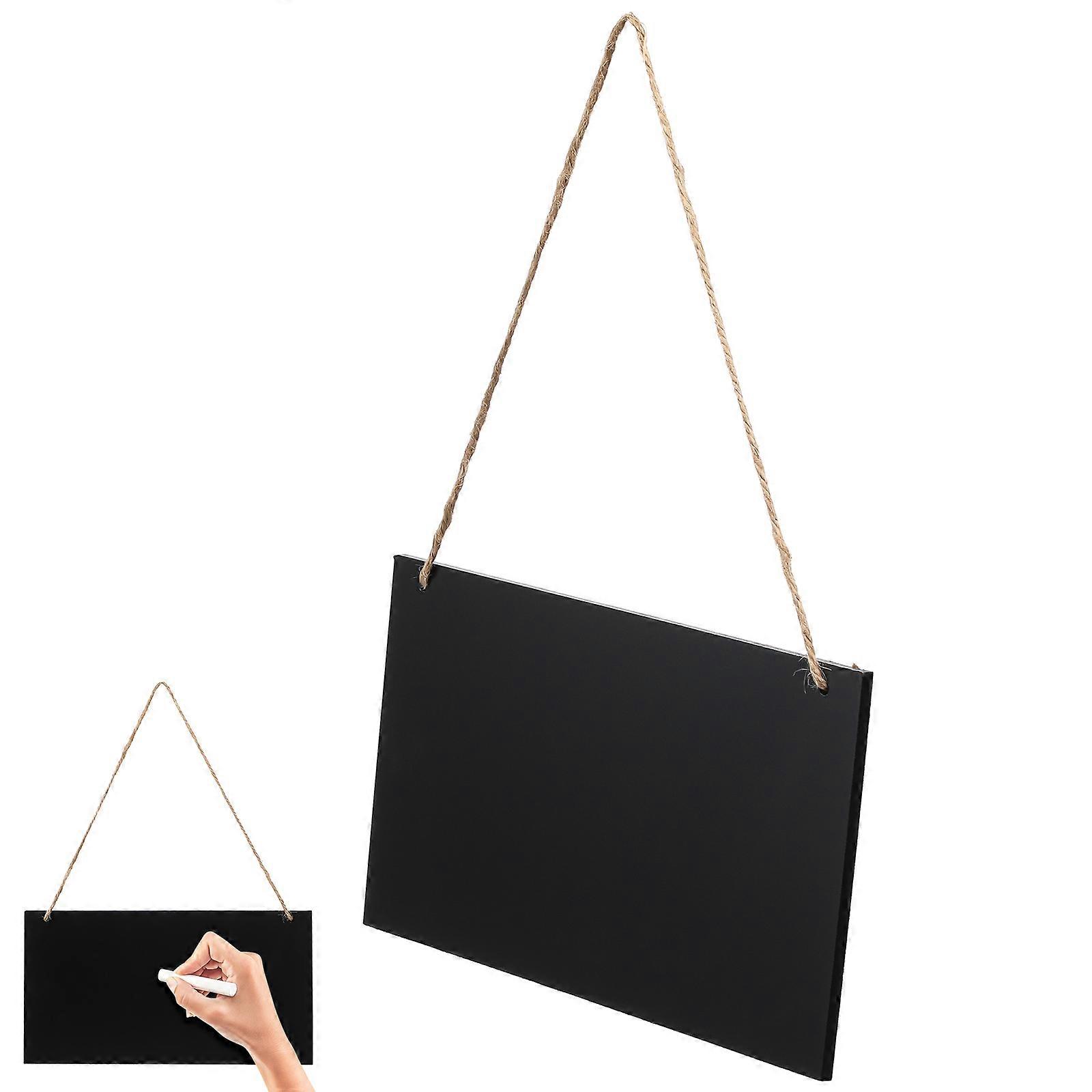 Message Board Erasable Chalkboards Blackboards Display Hanging 2Pcs Pack