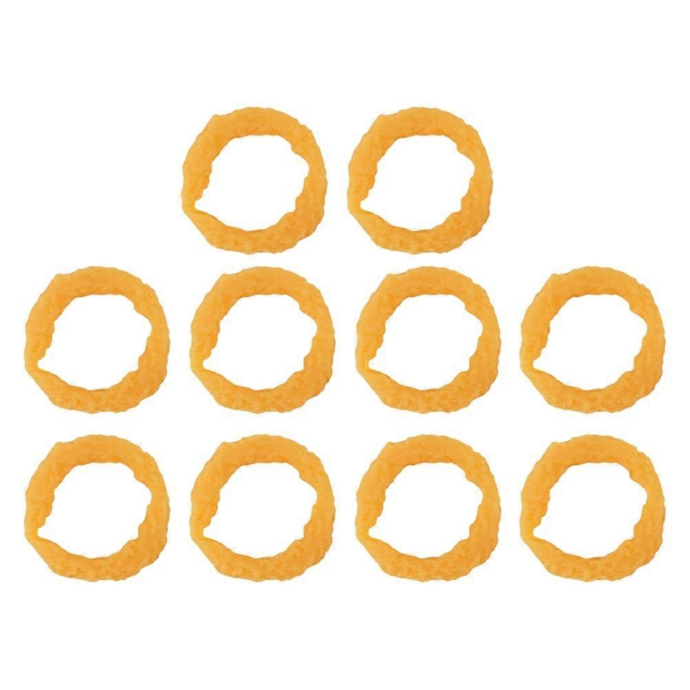 Fake Food Model Squid Rings for Decor 14Pcs Artificial Simulation Set