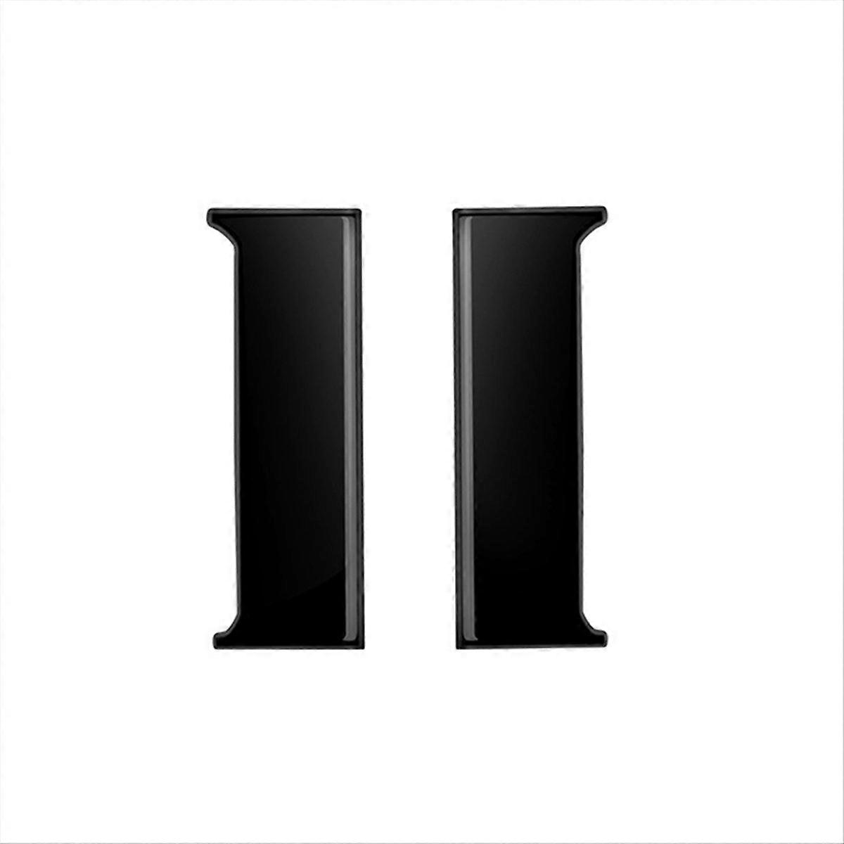 Car Middle Door Handle Trim Sticker for Bright Black