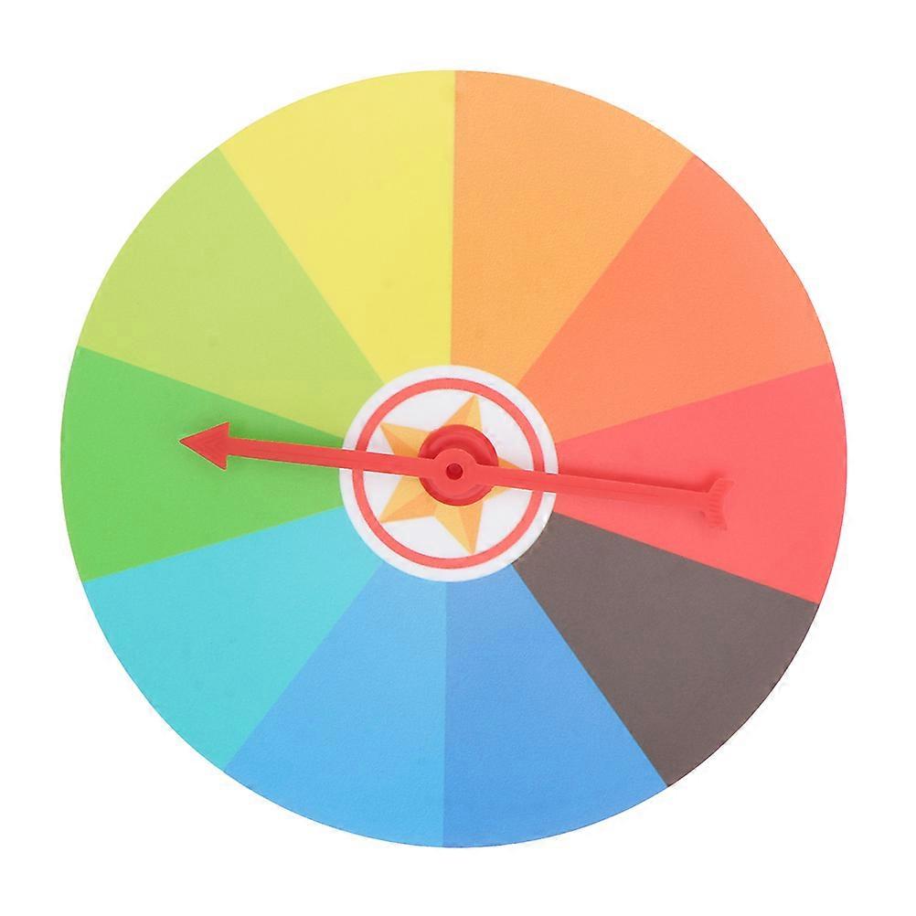 Spinning Toys Plastic Material Round Shape Rotary Props For Teaching Activities 1Set