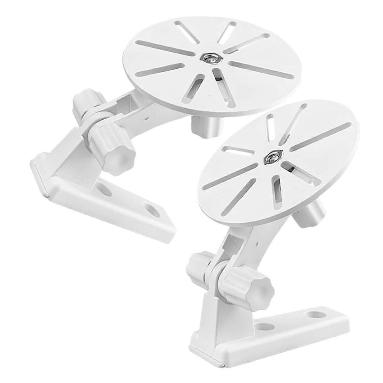 Camera Wall Mount Bracket, Adjustable Indoor and Ceiling Security Camera Holder, White, 2pcs