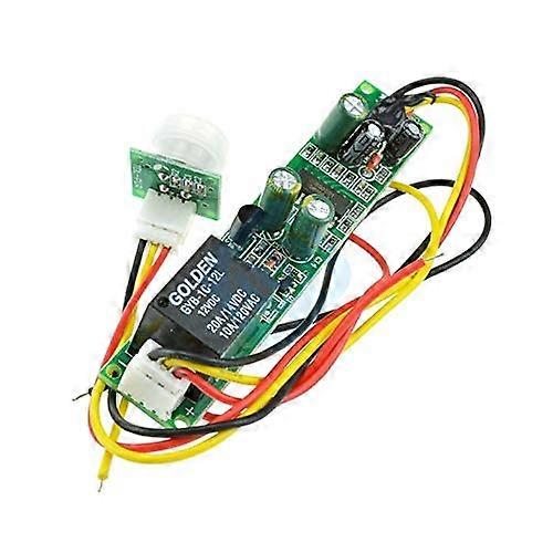 12V 5A PIR Motion Sensor Module for Lights, Smart Infrared Motion Detector, Energy Saving Automation
