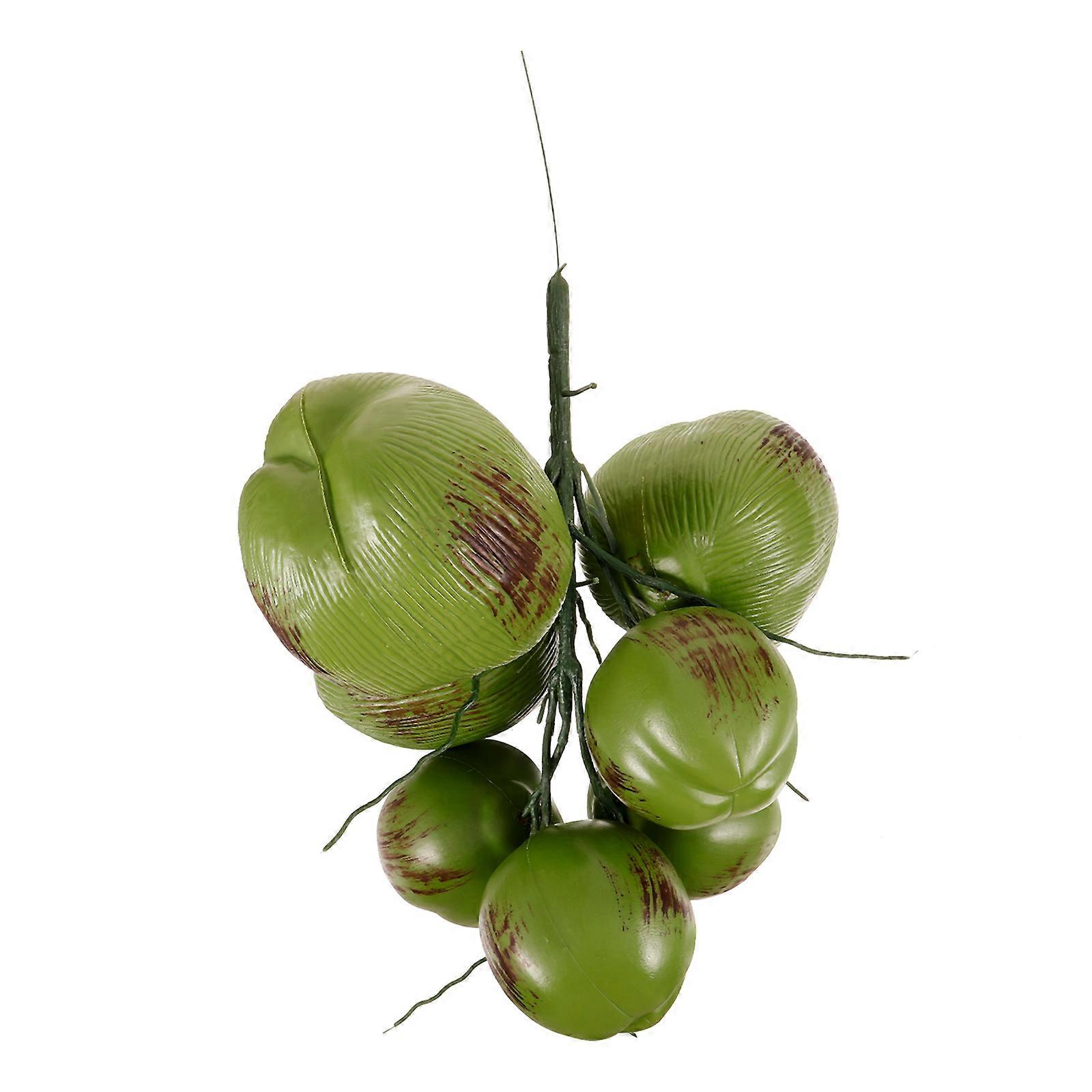 Plastic Artificial Coconuts Prop for Party Use 1 Bunch Decorative Model