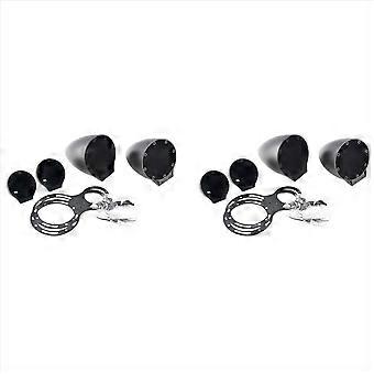 2set 3,5 inch auto midrange luidspreker basis auto claxon gemodificeerde 3-weg luidspreker beugel auto 3-weg frequentie