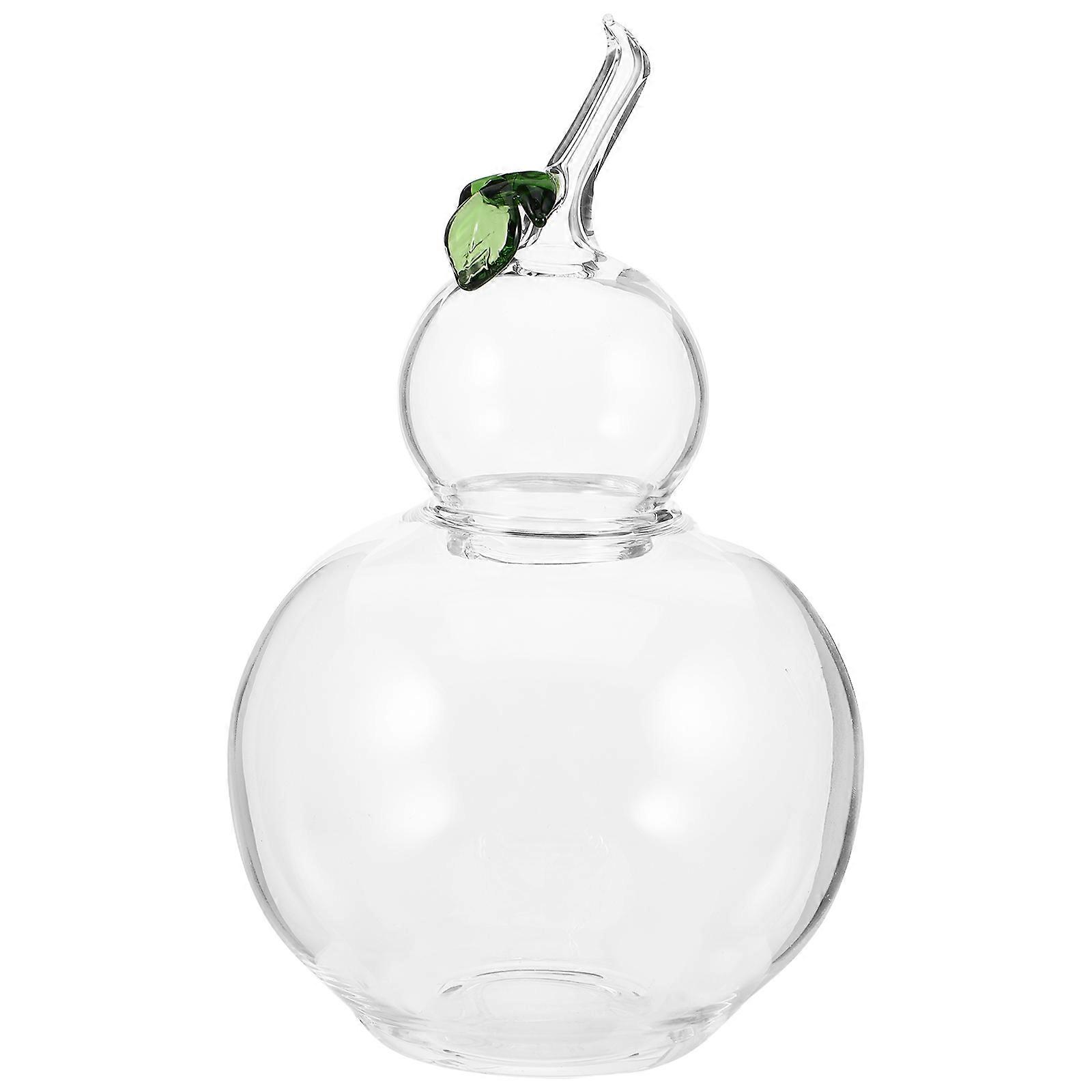 Gourd Candy Box for Storage Creative Glass Snack Organizer 1 Container