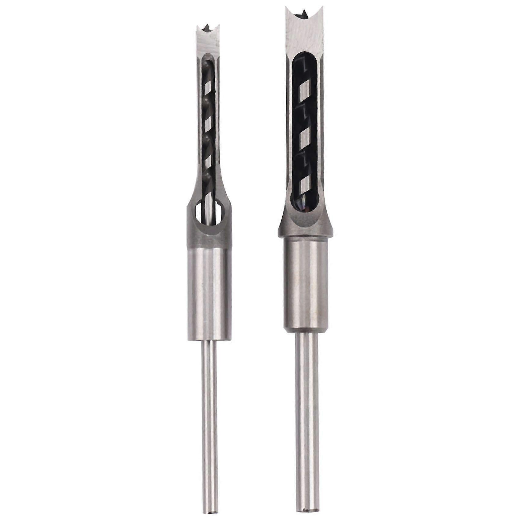 10Mm/16Mm Square Hole Mortiser Drill Bit Mortising Chisel Woodworking Electric Drill Tools