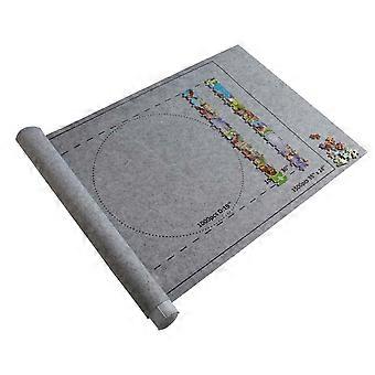 Quebra-cabeças portáteis Mat Jigsaw Roll Feltro Tapete jogar Mat Puzzles Cobertor para até 1500 peças Puzzles Travel Storage Bag