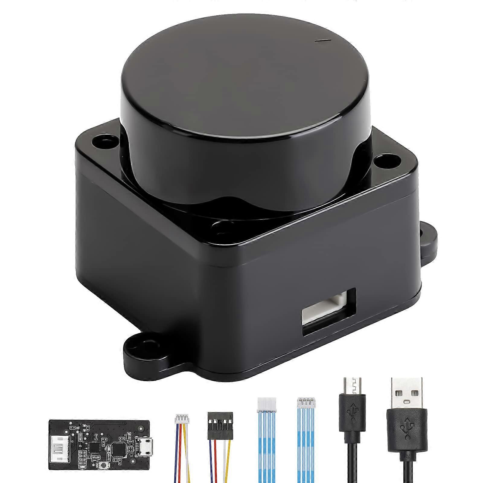 Lidar Sensor 360° Frequency Scanner for Arduino Raspberry Pi Robot Mapping and Obstacle Detection