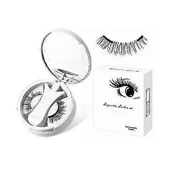 Enjuvie magnetiske øjenvipper med applikator, magnetiske øjenvipper uden eyeliner