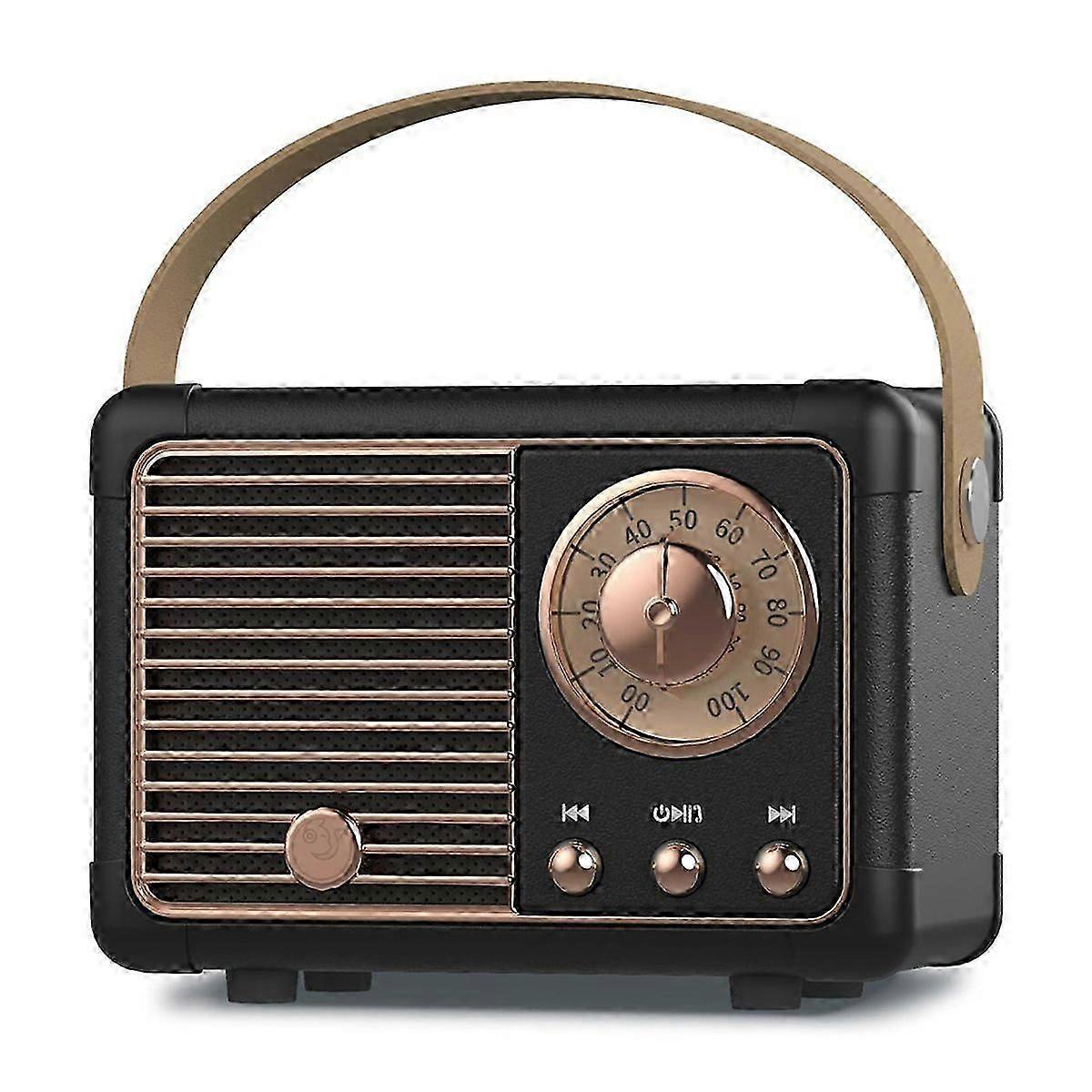 Retro Bluetooth-luidspreker, kleine draadloze Bluetooth-luidspreker