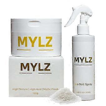 Mylz Mango Texture Clay 100g + Sea Salt Spray 250ml Set for Men