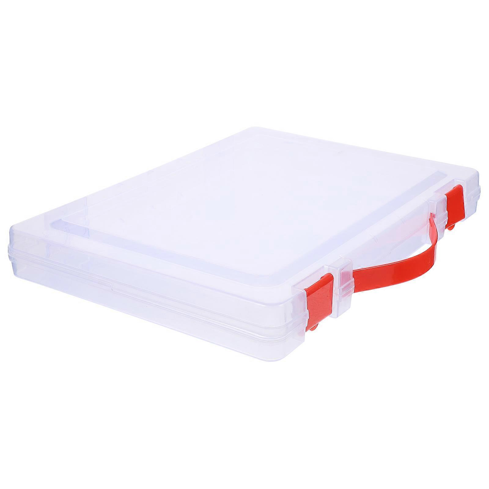 Convenient File Case Desktop Organizer for Storage 5Pcs Transparent PP